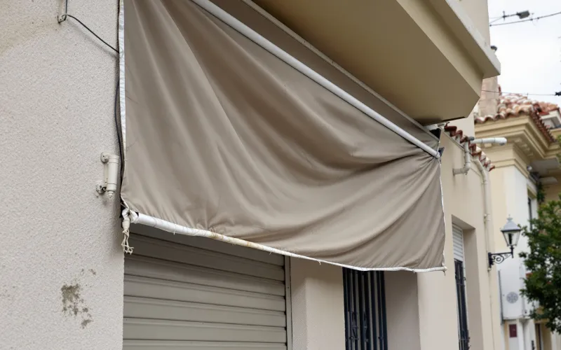 Toldo descolgado o descosido: cómo arreglarlo Toldo descolgado o descosido: cómo arreglarlo